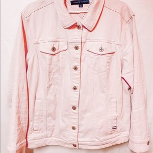 TOMMY HILFIGER PINK DENIM JACKET